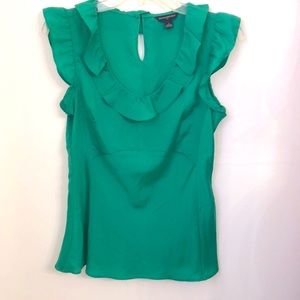 Banana Republic Green Silk Top, size Small